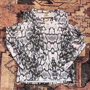 Varley Snake Print Long Sleeve